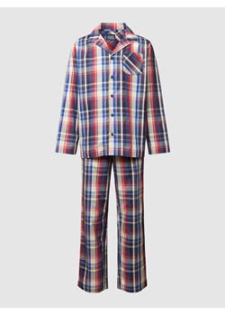 Piżama ze wzorem w szkocką kratę ze sklepu Peek&Cloppenburg  w kategorii Piżamy męskie - zdjęcie 167818692