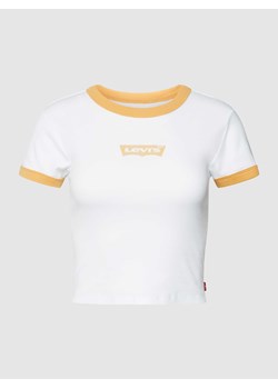 T-shirt krótki z nadrukiem z logo model ‘GRAPHIC’ ze sklepu Peek&Cloppenburg  w kategorii Bluzki damskie - zdjęcie 167818693