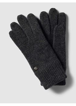 Rękawiczki z detalem z logo ze sklepu Peek&Cloppenburg  w kategorii Rękawiczki damskie - zdjęcie 167818981