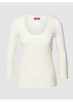 T-shirt z efektem prążkowania ze sklepu Peek&Cloppenburg  w kategorii Bluzki damskie - zdjęcie 167819161