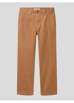 Spodnie sztruksowe z detalem z logo ze sklepu Peek&Cloppenburg  w kategorii Spodnie chłopięce - zdjęcie 167819671