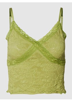 Top krótki model ‘Seamless Cross Lace’ ze sklepu Peek&Cloppenburg  w kategorii Bluzki damskie - zdjęcie 167819684