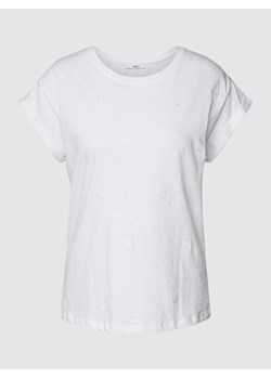 T-shirt z przeszytymi brzegami rękawów ze sklepu Peek&Cloppenburg  w kategorii Bluzki damskie - zdjęcie 167819792