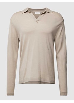 Bluzka z długim rękawem z dekoltem okrągłym ze sklepu Peek&Cloppenburg  w kategorii T-shirty męskie - zdjęcie 167820152