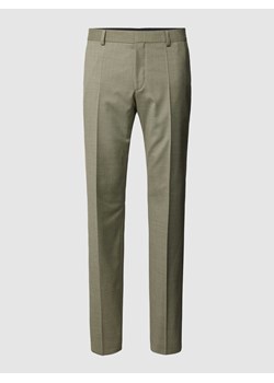 Chinosy z zakładkami w pasie model ‘Genius’ ze sklepu Peek&Cloppenburg  w kategorii Spodnie męskie - zdjęcie 167820780