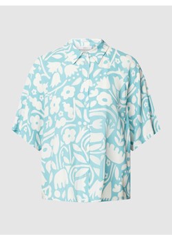 Bluzka koszulowa z wzorem kwiatowym ze sklepu Peek&Cloppenburg  w kategorii Koszule damskie - zdjęcie 167820830