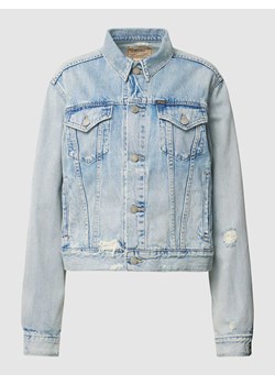 Kurtka jeansowa z przetarciami model ‘CLASSIC’ ze sklepu Peek&Cloppenburg  w kategorii Kurtki damskie - zdjęcie 167820833