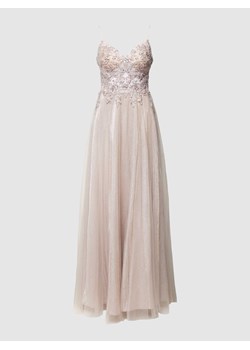 Sukienka wieczorowa obszyta perełkami ze sklepu Peek&Cloppenburg  w kategorii Sukienki - zdjęcie 167820923