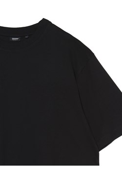 Cropp - Czarny t-shirt comfort - czarny ze sklepu Cropp w kategorii T-shirty męskie - zdjęcie 167839022