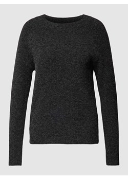 Sweter z dzianiny z okrągłym dekoltem model ‘DOFFY’ ze sklepu Peek&Cloppenburg  w kategorii Swetry damskie - zdjęcie 167840450