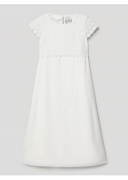 Sukienka komunijna z czystej wiskozy z koronkowym obszyciem ze sklepu Peek&Cloppenburg  w kategorii Sukienki dziewczęce - zdjęcie 167840472
