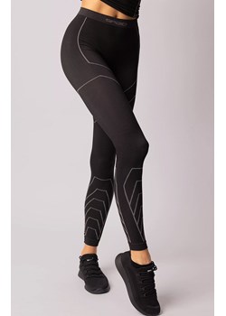 Termoaktywne legginsy damskie czarno-szare Rapid, Kolor czarno-szary, Rozmiar L, Spaio ze sklepu Intymna w kategorii Spodnie damskie - zdjęcie 167845701