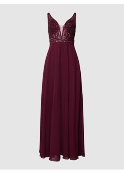 Sukienka wieczorowa z koronkowym obszyciem ze sklepu Peek&Cloppenburg  w kategorii Sukienki - zdjęcie 167850092