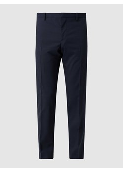 Spodnie do garnituru o kroju slim fit z dodatkiem streczu model ‘Sath’ ze sklepu Peek&Cloppenburg  w kategorii Spodnie męskie - zdjęcie 167850154