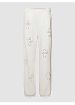 Spodnie dresowe CRUCIFIX BLING z kamieniami stras ze sklepu Peek&Cloppenburg  w kategorii Spodnie damskie - zdjęcie 167850493