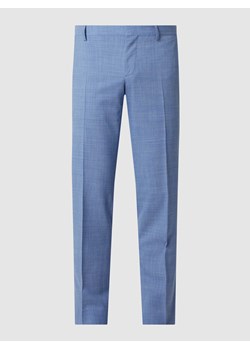 Spodnie do garnituru o kroju slim fit z dodatkiem streczu model ‘Sath’ ze sklepu Peek&Cloppenburg  w kategorii Spodnie męskie - zdjęcie 167850771