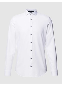Koszula biznesowa o kroju super slim fit z kołnierzykiem typu cutaway ze sklepu Peek&Cloppenburg  w kategorii Koszule męskie - zdjęcie 167851074