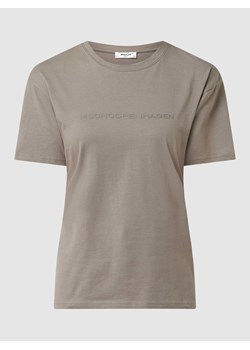 T-shirt z bawełny ekologicznej model ‘Liv’ ze sklepu Peek&Cloppenburg  w kategorii Bluzki damskie - zdjęcie 167851220