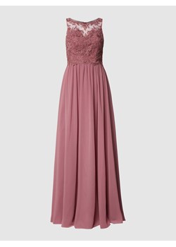 Sukienka wieczorowa z ozdobnymi kamieniami i kwiatowymi haftami ze sklepu Peek&Cloppenburg  w kategorii Sukienki - zdjęcie 167851324