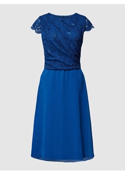 Sukienka koktajlowa o długości do kolan z obszyciem koronką ze sklepu Peek&Cloppenburg  w kategorii Sukienki - zdjęcie 167851612