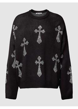 Sweter z dzianiny ze wzorem CRUCIFIX ze sklepu Peek&Cloppenburg  w kategorii Swetry męskie - zdjęcie 167851810
