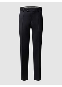 Spodnie do garnituru o kroju straight fit z żywej wełny model ‘STEVE’ ze sklepu Peek&Cloppenburg  w kategorii Spodnie męskie - zdjęcie 167851941