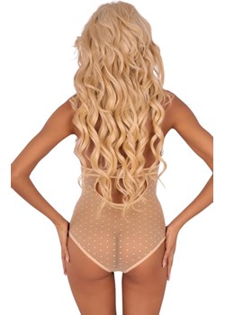 Beżowe body damskie z miękkimi miseczkami Mistohram LC 90610, Kolor beżowy, Rozmiar S/M, LivCo Corsetti Fashion ze sklepu Intymna w kategorii Body damskie - zdjęcie 167859521