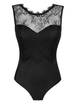 Czarne body damskie z koronką Mudienin, Kolor czarny, Rozmiar S/M, LivCo Corsetti Fashion ze sklepu Intymna w kategorii Body damskie - zdjęcie 167859542