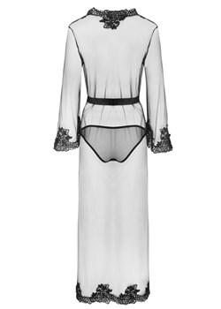Zmysłowy komplet długi tiulowy peniuar i figi Nokina LC XG055, Kolor czarny, Rozmiar S/L, LivCo Corsetti Fashion - id: 140887 - marki Livia Corsetti - 167859581 Zmysłowy komplet długi tiulowy peniuar i figi Nokina LC XG055, Kolor czarny, Rozmiar S/L, LivCo Corsetti Fashion ze sklepu Intymna w kategorii Szlafroki damskie - zdjęcie 167859581