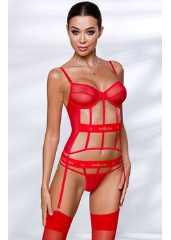 Passion czerwony gorset i stringi damskie KYOUKA, Kolor czerwony, Rozmiar L/XL, Passion - id: 139653 - marki Passion - 167860640 Passion czerwony gorset i stringi damskie KYOUKA, Kolor czerwony, Rozmiar L/XL, Passion ze sklepu Intymna w kategorii Komplety bielizny damskiej - zdjęcie 167860640