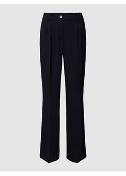 Spodnie z zakładkami w pasie ze sklepu Peek&Cloppenburg  w kategorii Spodnie damskie - zdjęcie 167861240