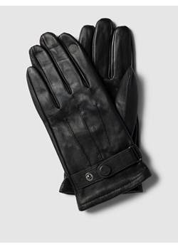 Rękawiczki ze skóry ze sklepu Peek&Cloppenburg  w kategorii Rękawiczki męskie - zdjęcie 167861660