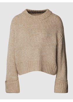 Sweter z dzianiny ze stójką ze sklepu Peek&Cloppenburg  w kategorii Swetry damskie - zdjęcie 167866034