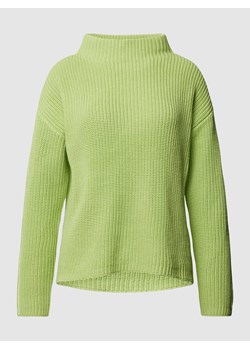 Sweter z dzianiny ze stójką model ‘Puntsi’ ze sklepu Peek&Cloppenburg  w kategorii Swetry damskie - zdjęcie 167866074