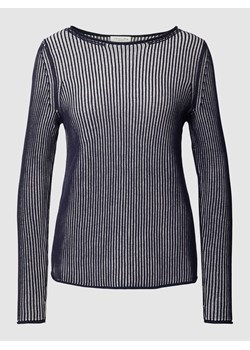 Sweter z dzianiny z efektem prążkowania ze sklepu Peek&Cloppenburg  w kategorii Swetry damskie - zdjęcie 167866304