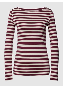 Bluzka z długim rękawem z wzorem w paski ze sklepu Peek&Cloppenburg  w kategorii Bluzki damskie - zdjęcie 167866393