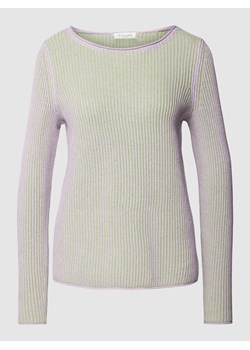 Sweter z dzianiny z efektem prążkowania ze sklepu Peek&Cloppenburg  w kategorii Swetry damskie - zdjęcie 167866533
