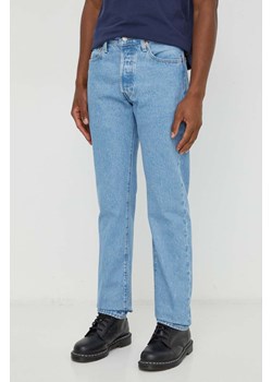 Levi&apos;s jeansy 501 54 męskie kolor niebieski ze sklepu ANSWEAR.com w kategorii Jeansy damskie - zdjęcie 167871364