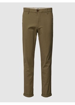 Spodnie o kroju slim fit z dodatkiem streczu model ‘MARCO’ ze sklepu Peek&Cloppenburg  w kategorii Spodnie męskie - zdjęcie 167876722