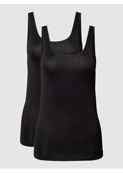 Długi top w jednolitym kolorze ze sklepu Peek&Cloppenburg  w kategorii Bluzki damskie - zdjęcie 167876774