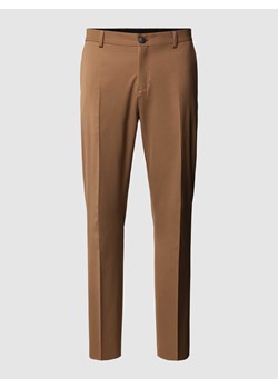 Spodnie do garnituru o kroju slim fit w kant model ‘LIAM’ ze sklepu Peek&Cloppenburg  w kategorii Spodnie męskie - zdjęcie 167876823