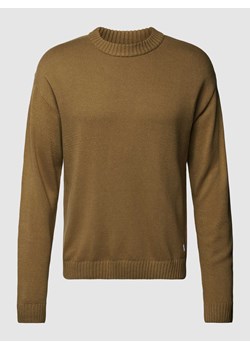 Sweter z dzianiny z okrągłym dekoltem model ‘JACK’ ze sklepu Peek&Cloppenburg  w kategorii Swetry męskie - zdjęcie 167877071