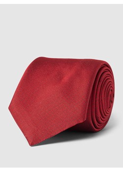 Krawat z jedwabiu z drobnym wzorem model ‘Tie’ ze sklepu Peek&Cloppenburg  w kategorii Krawaty - zdjęcie 167877312