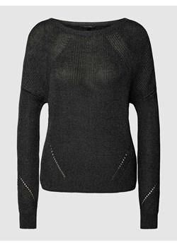Sweter z dzianiny z obniżonymi ramionami ze sklepu Peek&Cloppenburg  w kategorii Swetry damskie - zdjęcie 167877452