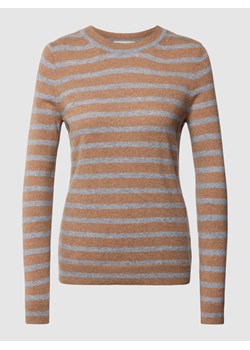 Sweter z kaszmiru z wzorem w paski ze sklepu Peek&Cloppenburg  w kategorii Swetry damskie - zdjęcie 167877521