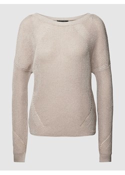 Sweter z dzianiny z obniżonymi ramionami ze sklepu Peek&Cloppenburg  w kategorii Swetry damskie - zdjęcie 167877542