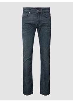Jeansy o kroju slim fit z naszywką z logo model ‘Delaware’ ze sklepu Peek&Cloppenburg  w kategorii Jeansy męskie - zdjęcie 167877672