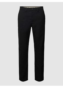 Spodnie materiałowe o kroju slim fit z lekko fakturowanym wzorem model ‘MILES’ ze sklepu Peek&Cloppenburg  w kategorii Spodnie męskie - zdjęcie 167877673