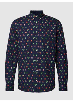 Koszula casualowa o kroju regular fit ze wzorem na całej powierzchni ze sklepu Peek&Cloppenburg  w kategorii Koszule męskie - zdjęcie 167878832