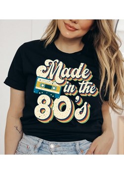 Koszulka na 40 urodziny dla koleżanki - MADE IN 80'S ze sklepu Time For Fashion w kategorii Bluzki damskie - zdjęcie 167880443